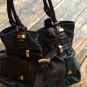 B makowsky leather handbag